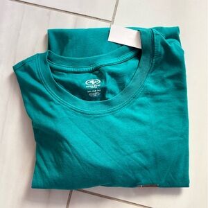 Athletic Works Teal Short Sleeve Tee